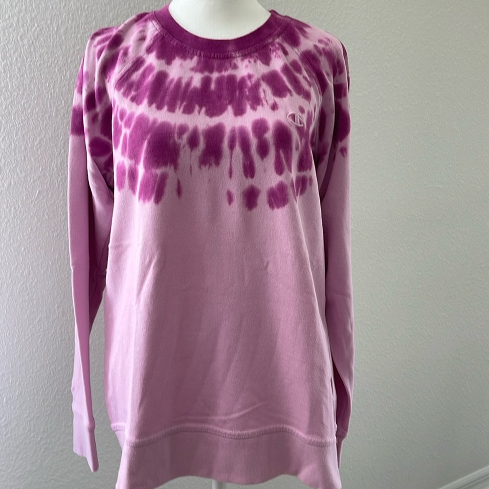 Champion tie dye sweatshirt